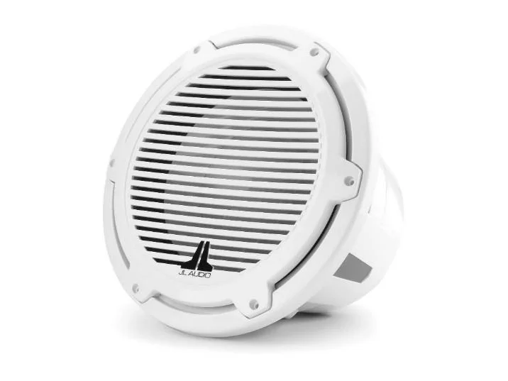 JL AUDIO M7-12IB-C-GWGW-4: 12" Marine Subwoofer, 600W, 4ohm, Gloss White Classic Grille, EACH | 93669 | 010-03285-00