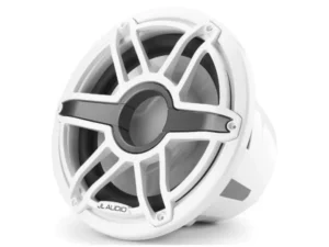 JL AUDIO M7-12IB-S-GWGW-4: 12" Marine Subwoofer, 600W, 4ohm, Gloss White Sport Grille, EACH | 93671 | 010-03286-00