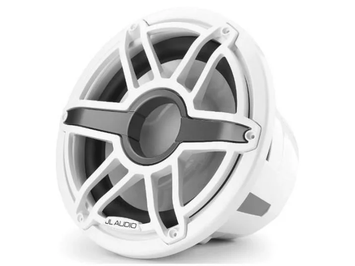JL AUDIO M7-12IB-S-GWGW-4: 12" Marine Subwoofer, 600W, 4ohm, Gloss White Sport Grille, EACH | 93671 | 010-03286-00