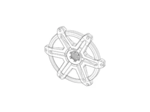 JL AUDIO 41222, M880-TA-SG-WH-RP, WHITE SG/TWEETER ASSEMBLY FOR M880