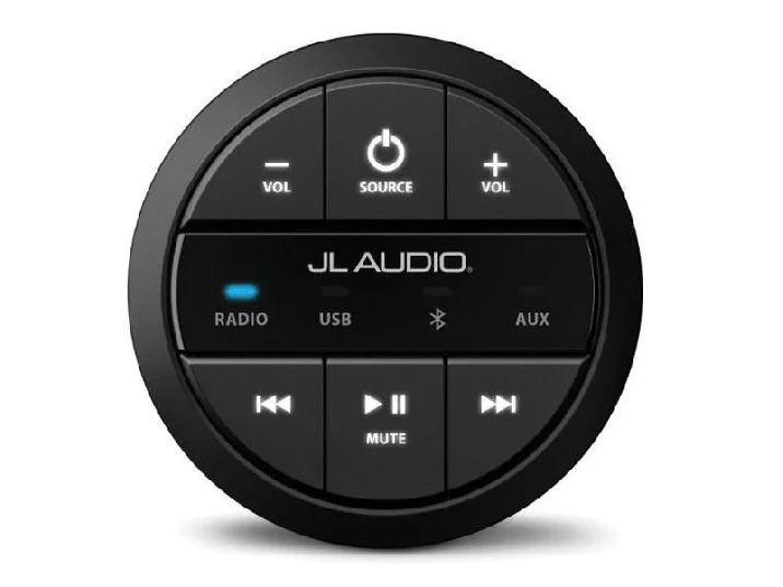 JL AUDIO MMR-20-BE: Black Edition - Round, Non-Display, Wired Remote for MediaMaster® Source Unit | 99921 | 010-03131-00