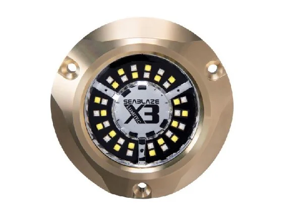 LUMITEC X3 Underwater Light, Bronze, White/Blue | 101945