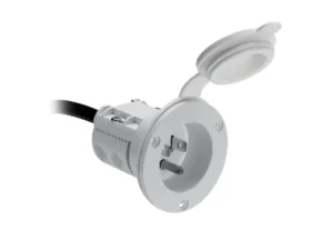 MINN KOTA AC Power Port-White / MKR-23 | 1865110