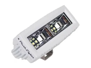 PLASHLIGHTS 40W Low Profile LED Spreader Light - 120 Scene Flood - White Housing | 40-LP-SC-WHT