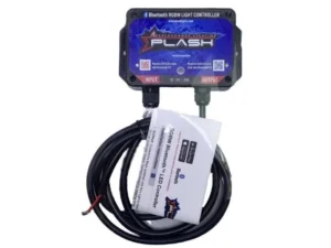 PLASHLIGHTS 60W RGBW Bluetooth LED Light Controller - Waterproof | BT-60W-RGBW