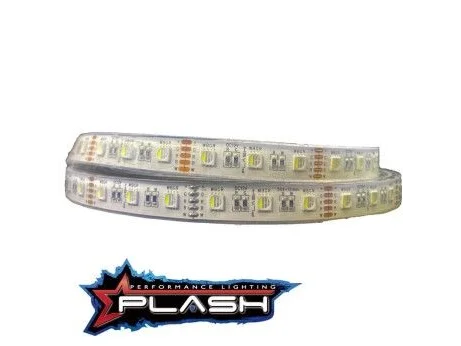 PLASHLIGHTS 12v RGB Color Changing Waterproof Flexible Light Strip - Ip68 - 26' | FLS-RGB-68-26FT