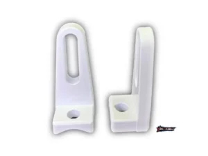 PLASHLIGHTS Billet Aluminum Light Bar "L" Mount - .375" Slot - Pair | L8-WHT-PAIR