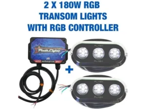 PLASHLIGHTS RGB Pair - 180W - 13,950 Lm/Ea - Includes RGB Controller | PL-UWL-180-RGB-K *ON SALE