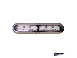 PLASHLIGHTS Poquito 60W Underwater Transom Light - Green - Pair | PL-UWL-60W-GRN-K