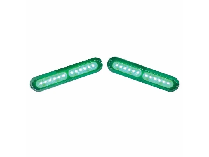 PLASHLIGHTS Poquito 60W Underwater Transom Light - Green - Pair | PL-UWL-60W-GRN-K - Image 2