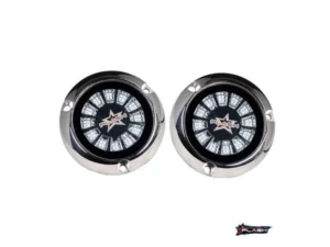 PLASHLIGHTS Epik Underwater Transom Light - Blue + White - Pair | PL-UWL-EPIK-B/W-K