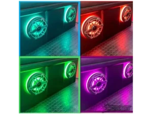 PLASHLIGHTS Multicolor LED Speaker Rings - High Output - JL Audio M6-770X | SPKR-KIT-JL-M6-770X