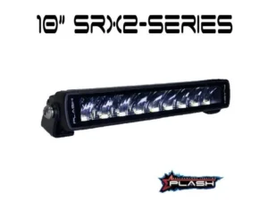 PLASHLIGHTS 10" SRX 2-Series Single Row LED Light Bar - Black Housing | SRX2-10