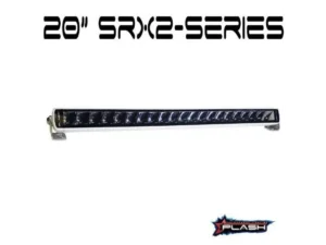 PLASHLIGHTS 20" SRX2-Series Single Row LED Light Bar - White Housing | SRX2-20-WHT