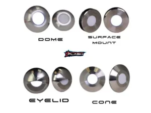 PLASHLIGHTS Gravity Surface Mounted LED Deck Light - Stainless Steel - Cool White | UL-1014-EL-CW-SS