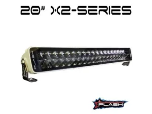 PLASHLIGHTS 20" X2-Series LED Light Bar - White Housing | X2-20-WHT
