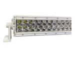 PLASHLIGHTS 30" XX-Series LED Light Bar - 5W - Curved - White Housing | XX-30-5W-WHT-R