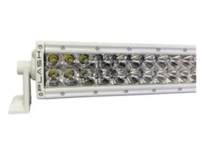 PLASHLIGHTS 30" XX-Series LED Light Bar - 5W - Curved - White Housing | XX-30-5W-WHT-R