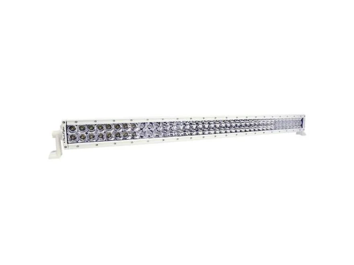 PLASHLIGHTS 40" XX-Series LED Light Bar - 5W - Curved - White Housing | XX-40-5W-WHT-R