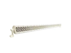 PLASHLIGHTS 50" XX-Series LED Light Bar - 5W - Curved - White Housing | XX-50-5W-WHT-R