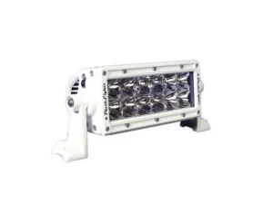 PLASHLIGHTS 6" XX-Series LED Light Bar Marine White Housing (5W), Double Row Combo Beam. | XX-6-5W-WHT