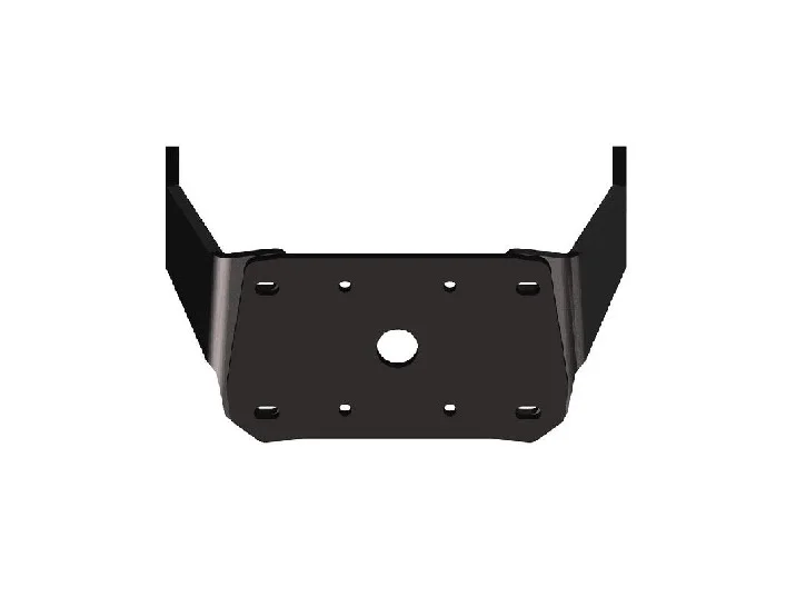 POWER-POLE Pontoon Mount- 14.5-16" Riser Black | PK-P-14516-BK