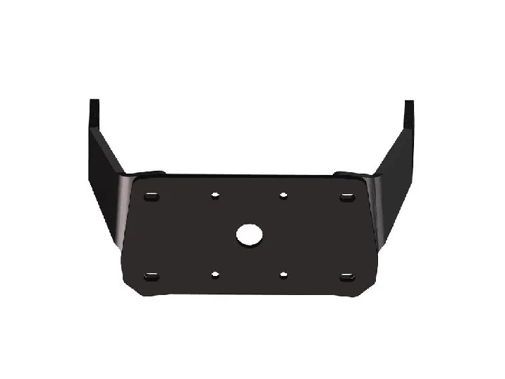 POWER-POLE Pontoon Mount- 16-17.5" Riser Black | PK-P-16175-BK