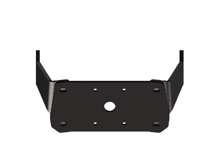 POWER-POLE Pontoon Mount- 17.5-19" Riser Black | PK-P-17519-BK