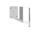 POWER-POLE Braced Kit S-2-3 Port, White | PKB-S-2-3-P-WT