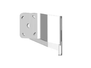 POWER-POLE Braced Kit S-2-3 Port, White | PKB-S-2-3-P-WT