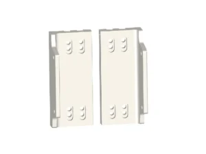 POWER-POLE MtoS Dual bkt 1" thick w/slots WT (new) | PKD-MtoS-plt-WT