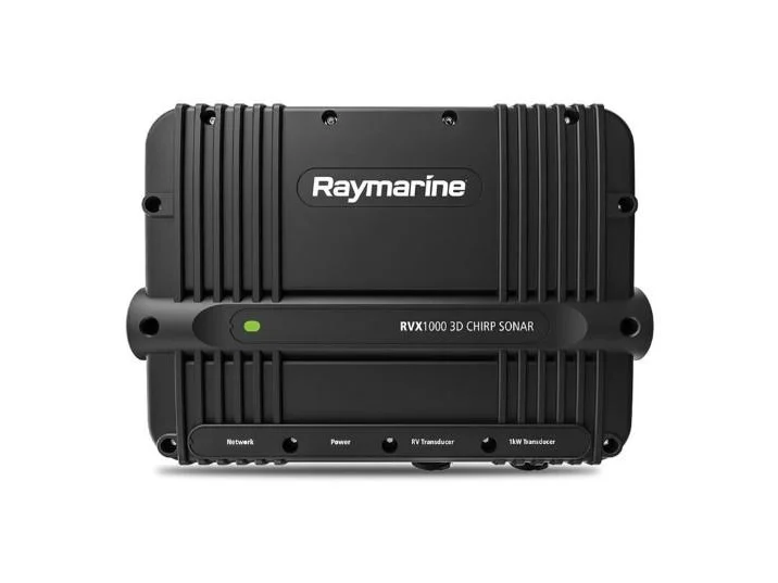 RAYMARINE Realvision Black Box Sonar, 1kw Sonar, Downvision/Sidevision/Realvision/3D Sonar | E70511