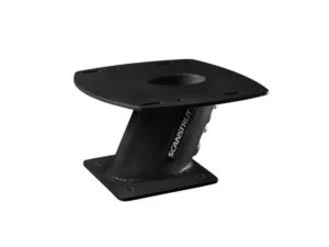 SCANSTRUT Black Aluminium PowerTower aft leaning 150mm / 6" for radomes | APT-150-01-BLK