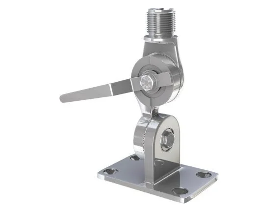 SHAKESPEARE Extra heavy duty ratchet mount, stainless steel, with handle | 4187-HD