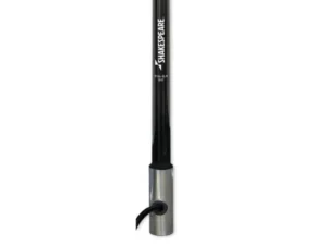 SHAKESPEARE 4', 3 dB Classic VHF, w/ chrome ferrule and 15' RG-58 cable IN BLACK | 5104-BLK *SHIPPING CHARGES APPLY*