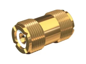 SHAKESPEARE Gold-plated barrel connector for PL-259 ended cables | PL-258-G
