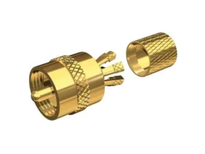 SHAKESPEARE Gold-plated Centerpin® PL-259 connector for RG-8X or RG-58/AU cables | PL-259-CP-G