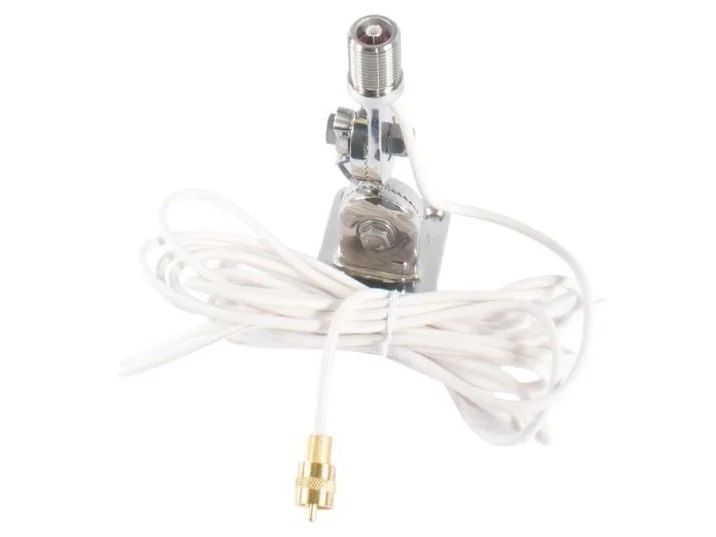 SHAKESPEARE QuickConnect? stainless steel ratchet mount w/ cable for use w/QC antennas | QCM-S