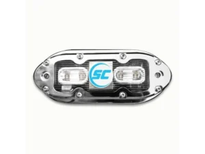 SHADOW-CASTER SCM4 316 SS Housing Underwater Light - Bimini Blue w/ 20' Cable 1600 Lumens | SCM-4X-BB-20