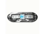 SHADOW-CASTER SCM6 316 SS Housing Underwater Light - Bimini Blue w/ 20' Cable 2400 Lumens | SCM-6-BB-20