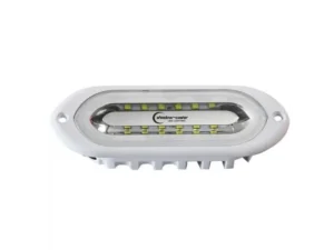 SHADOW-CASTER White Flush Mount Spreader Light - Color Changing | SCM-SLF-CC-WH