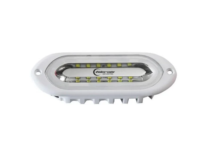 SHADOW-CASTER White Flush Mount Spreader Light - Color Changing | SCM-SLF-CC-WH