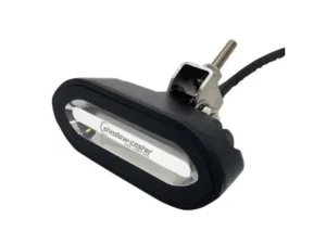 SHADOW-CASTER Black Flush Mount Spreader Light - Great White | SCM-SLF-GW-BK