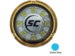 SHADOW-CASTER 24 LEDs Bronze Underwater Marine Light - Bimini Blue | SCR-24-BB-BZ-10