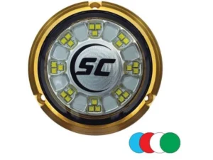 SHADOW-CASTER 24 LEDs Bronze Underwater Marine Light - Color Changing | SCR-24-CC-BZ-10