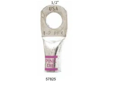 SPECTRO WIRE Tinned Lug Terminal 1-2 AWG 1/2" STUD SIZE | 57825-10