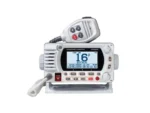 STANDARD HORIZON EXPLORER WHITE 25W Fixed Mount VHF/NMEA200 radio RAM MIC Compatible with Dot Matrix LCD | GX1850W