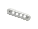 TACO LED DECK LIGHT, FLAT MOUNT WHITE | F38-8800W-1