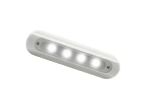 TACO LED DECK LIGHT, FLAT MOUNT WHITE | F38-8800W-1