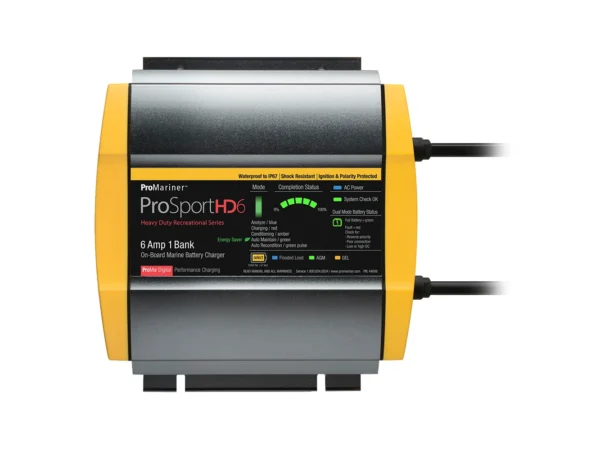 ProMariner ProSportHD 6 Gen 4 - 6 Amp - 1 Bank Battery Charger